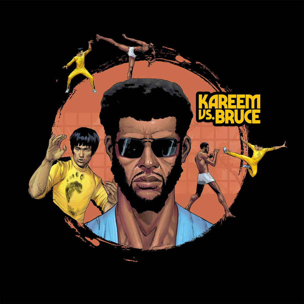 Kareem Vs Bruce Circle Hoodie Black The Official Store Of Kareem Abdul Jabbar