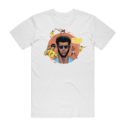 Kareem vs. Bruce - Circle T-Shirt (White)