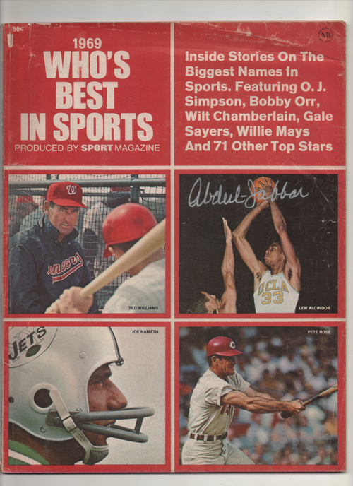1969 Who's Best In Sports Produced By Sports Magazine - Signed Kareem Abdul Jabbar