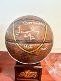 James Worthy Signed Basketball - Spalding Hall of Fame Ball [1 of 1 Ball]