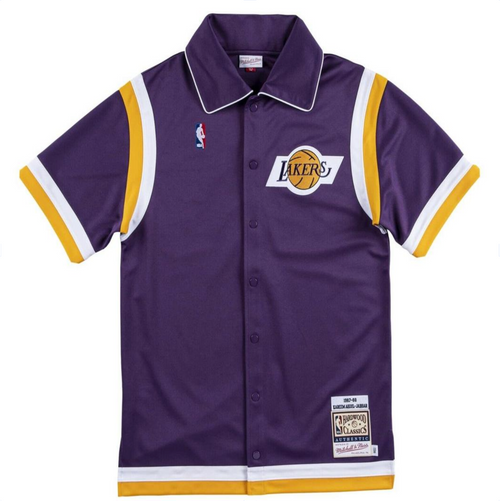 Authentic Men’s Kareem Abdul-Jabbar Mitchell & Ness 1987-88  Los Angeles Lakers Shooting Shirt