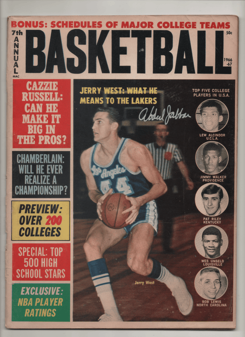 1966-1967 - 7th Annual Basketball  - Signed Kareem Abdul Jabbar