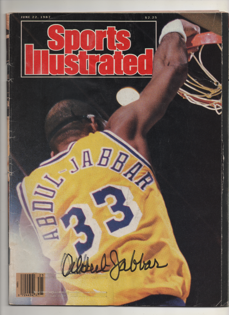 1987 Sports Ilustrated "Abdul-Jabbar" Signed Kareem Abdul Jabbar