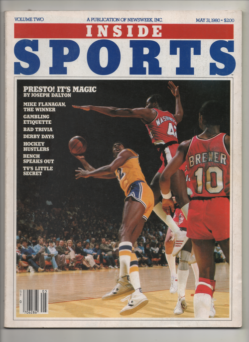 1980 Inside Sports by Newsweek "Presto! It's Magic" From The Personal Collection of Kareem Abdul Jabbar