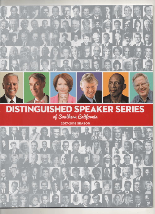 2017-2018 Distinguished Speakers Series
