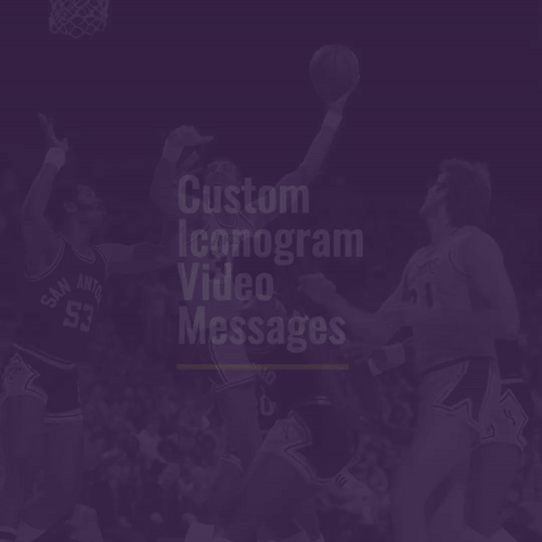 Custom Iconogram Video Message - Starring Kareem Abdul-Jabbar