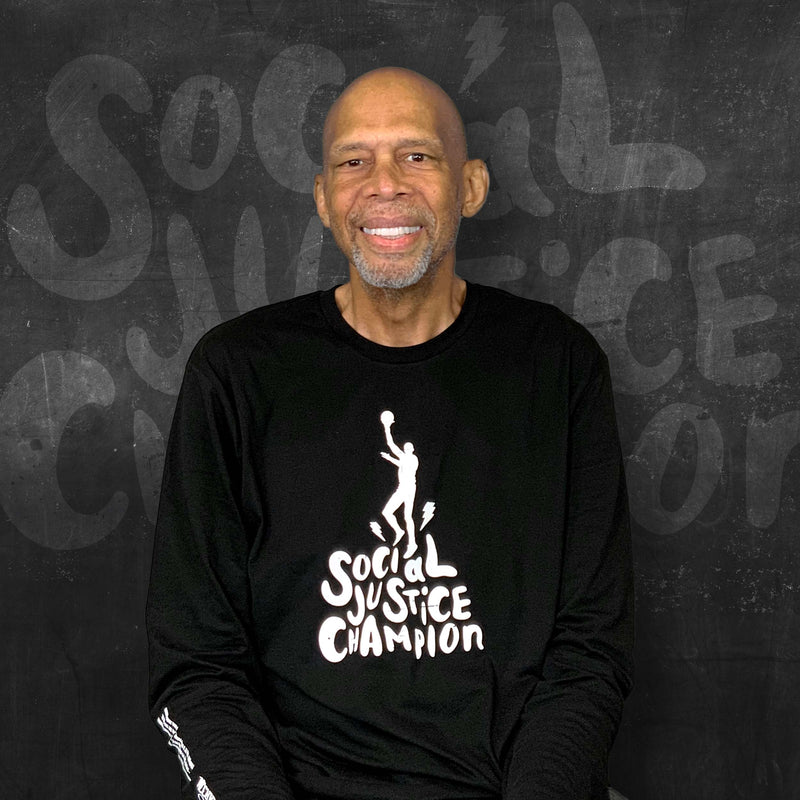 Limited Edition "Social Justice Champion" L/S Crewneck Tee - Blk - Preorder Now!
