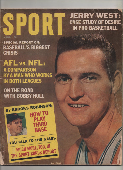 1965 Sport "Jerry West: Case Study Of Desire In Pro Basketball" From The Personal Collection of Kareem Abdul Jabbar