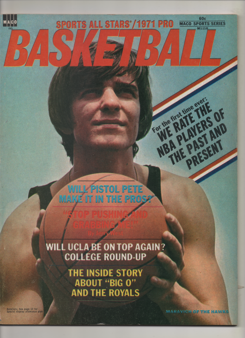 1971 Sports All starts Pro Basketball "Will UCLA Be On Top Again?" From The Personal Collection of Kareem Abdul Jabbar