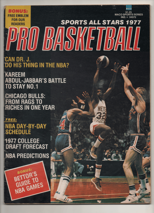 1977 Sports All Stars Pro Basketball "Kareem Abdul Jabbar's Battle To Stay No.1"