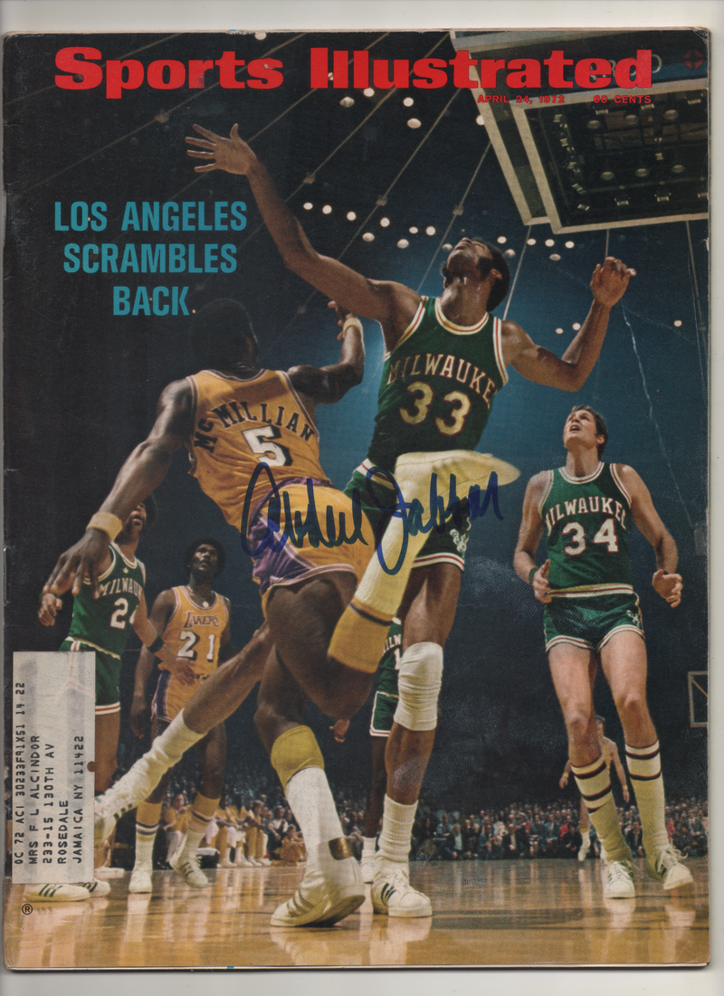 1972 Sports Illustrated "Los Angeles Scrambles Back" From The Personal Collection of Kareem Abdul Jabbar