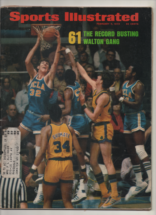 1973 Sports Illustrated "The Record Busting Walton Gang" From The Personal Collection of Kareem Abdul Jabbar