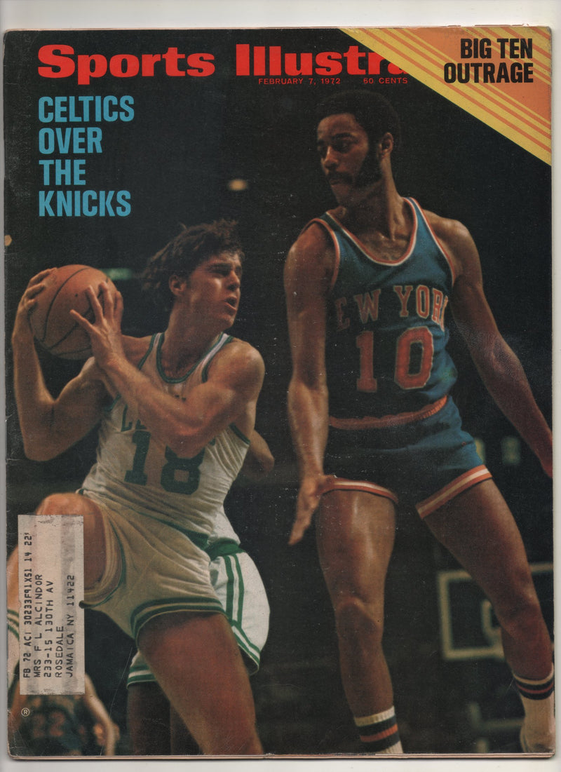 1972 Sports Illustrated "Celtics Over The Knicks" From The Personal Collection of Kareem Abdul Jabbar