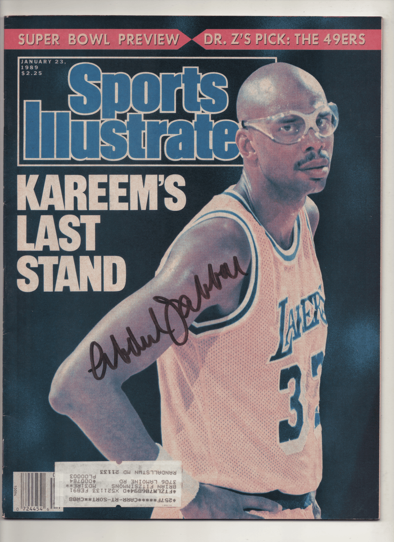 1989 Sports Illustrated "Kareem's Last Stand" Signed Kareem Abdul Jabbar