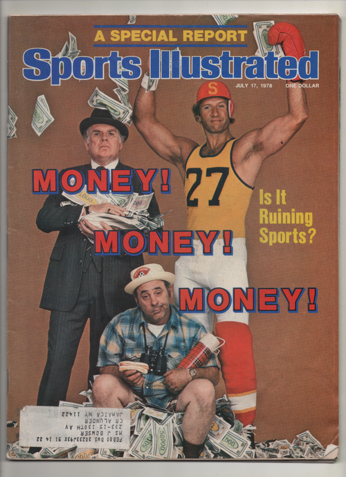 1978 Sports Illustrated "Money Money Money" From The Personal Collection of Kareem Abdul Jabbar