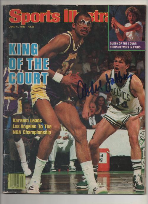 1985 Sports Illustrated "King of The Court-Kareem Leads Los Angeles to the NBA Championship" Signed Kareem Abdul Jabbar