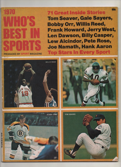1970 Who's Best In Sports Produced By Sport Magazine "71 Great Inside Stories: Lew Alcindor" From The Personal Collection of Kareem Abdul Jabbar