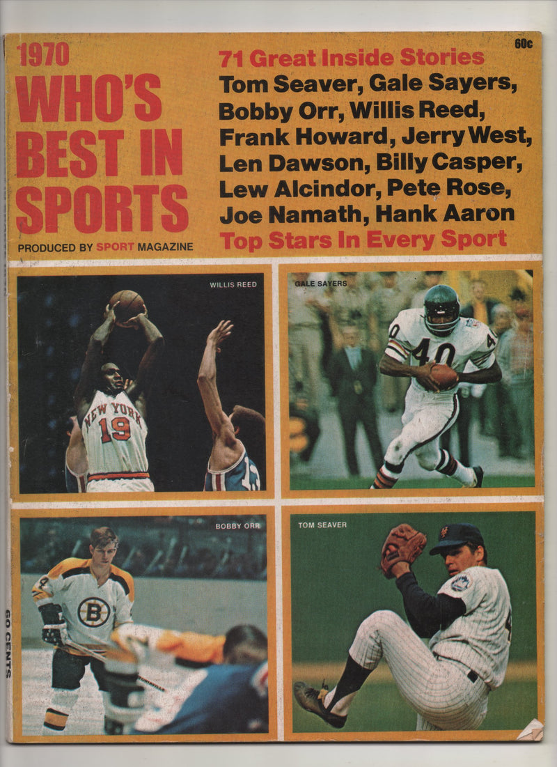 1970 Who's Best In Sports Produced By Sport Magazine "71 Great Inside Stories: Lew Alcindor" From The Personal Collection of Kareem Abdul Jabbar