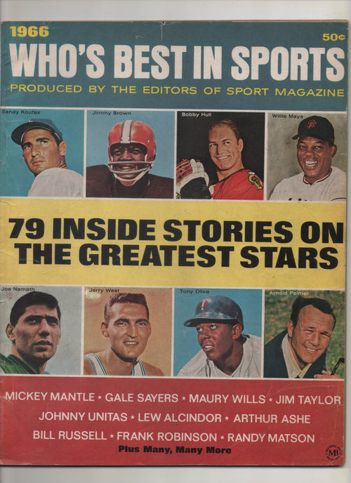 1966 Who's Best In Sports Produced By Sport Magazine "79 Inside Stories On The Greatest Stars: Lew Alcindor" From The Personal Collection of Kareem Abdul Jabbar