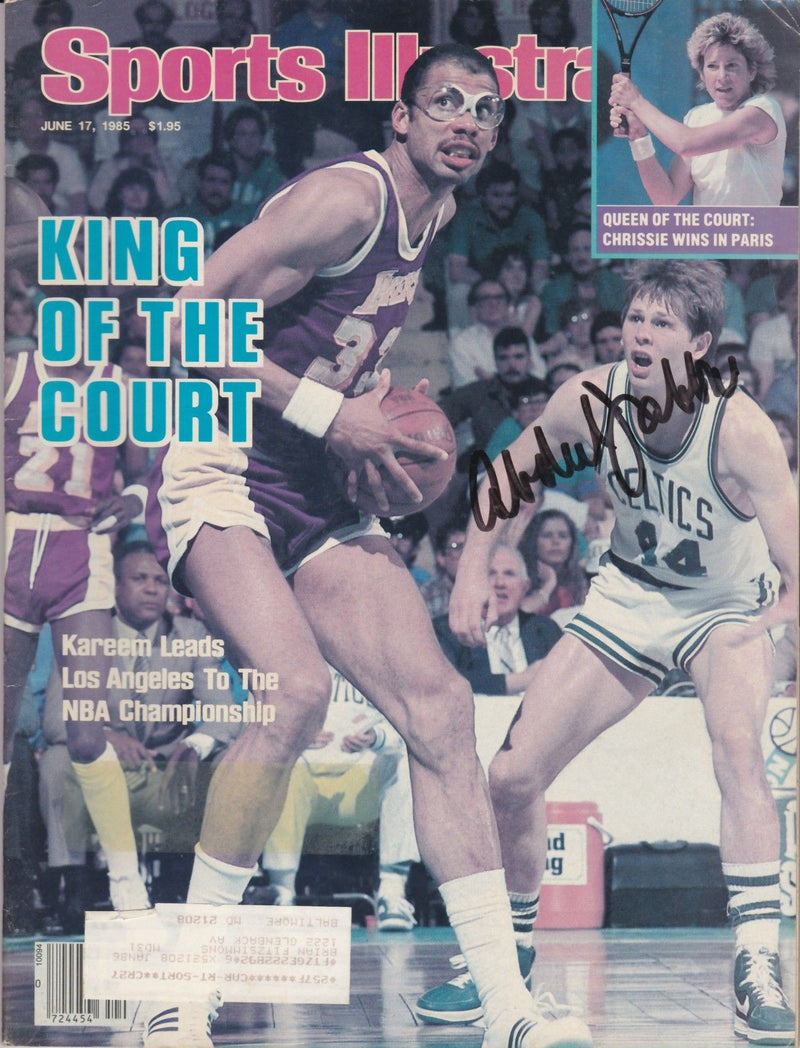 1985 Sports Illustrated Magazine-King of the Court - Signed by Kareem Abdul-Jabbar