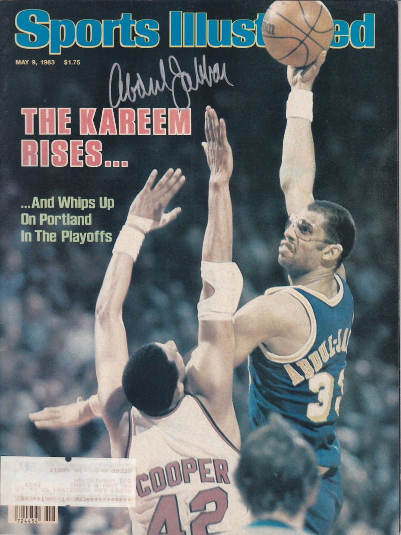 1983 Sports Illustrated Magazine-The Kareem Rises - Signed by Kareem Abdul-Jabbar