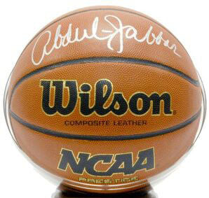Kareem Abdul Jabbar Autographed NCAA Basketball